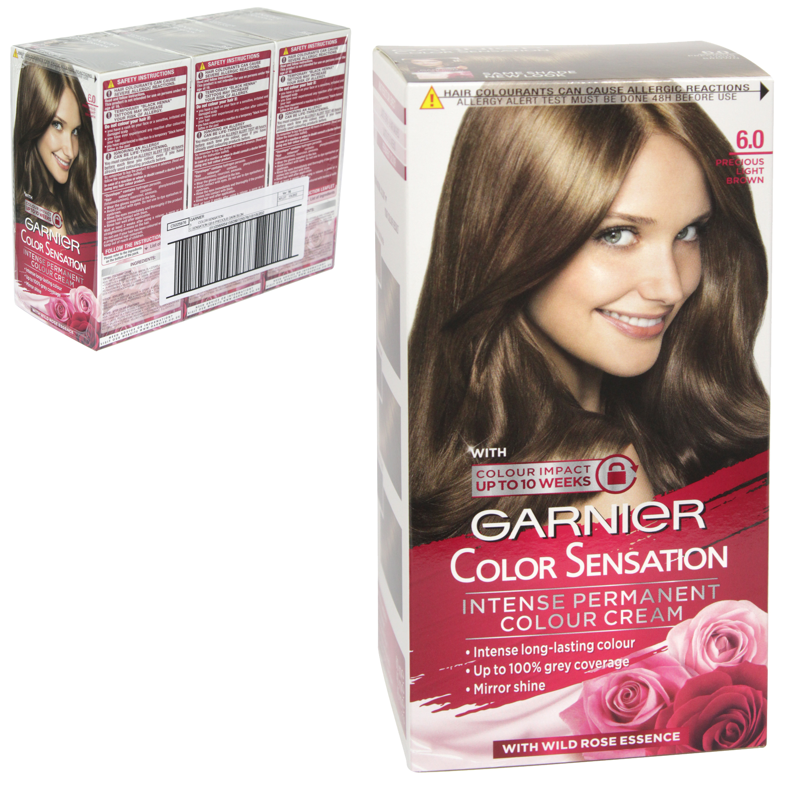 Garnier Color Sensation Light Brown  Hair Colour - Concord Cash and Carry