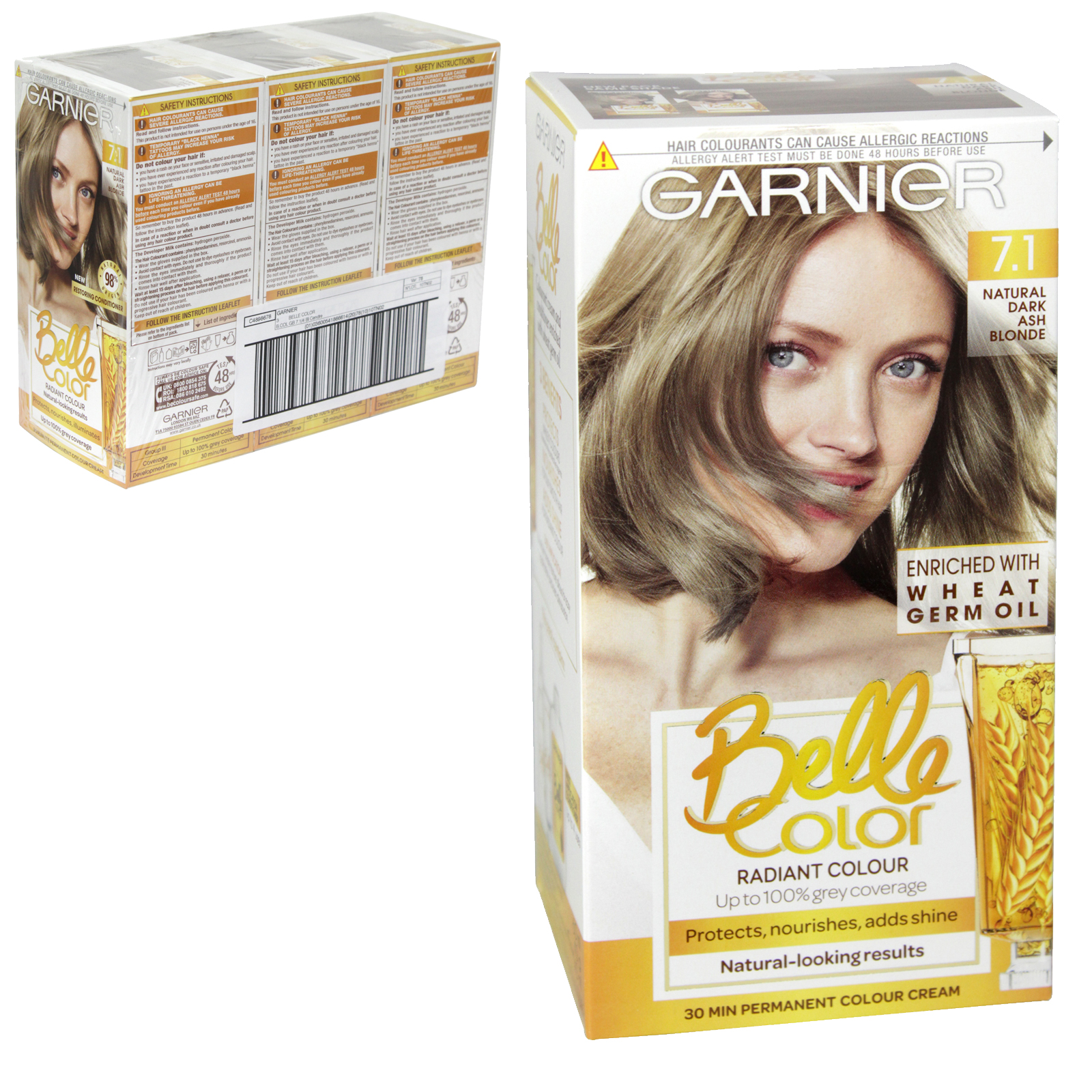 Garnier Belle Color 7 1 Natural Dark Ash Blonde Permanent