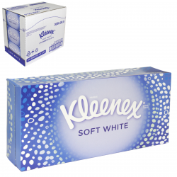 KLEENEX SOFT WHITE TISSUES 70X2PLYX24