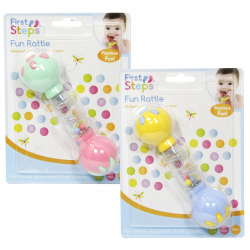 FIRST STEPS FUN RATTLE DUMBELL ASSORTED
