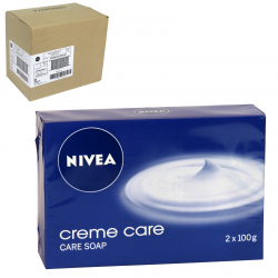NIVEA BATH SOAP 2X100G CREME CARE X12