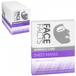 FACE FACTS 2 SHEET MASKS WRINKLE CARE X12