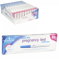 FREEDOM PREGNANCY TEST KIT SINGLE X10 (NON RETURNABLE)