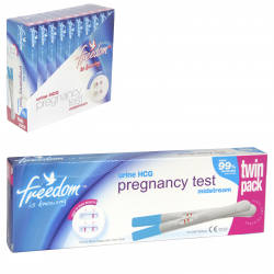 FREEDOM PREGNANCY TEST KIT DOUBLE X10 (NON RETURNABLE)