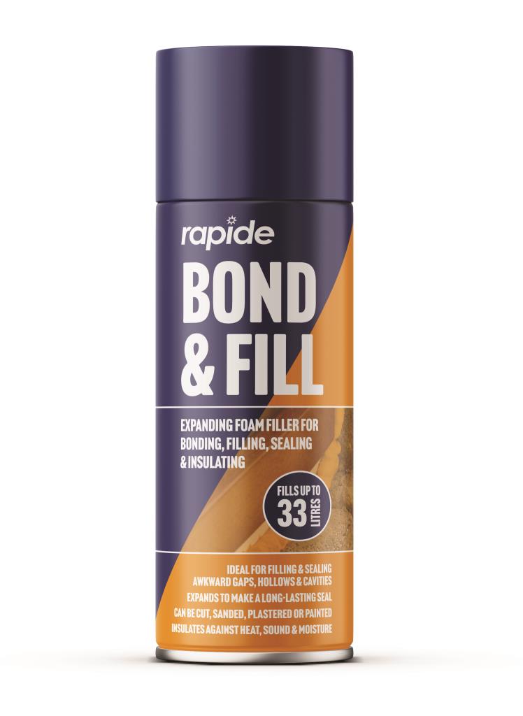 Rapide Bond & Fill Expanding Foam Filler 500ml 2999 (Pack of 6)
