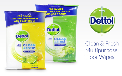 Dettol Clean & Fresh Multipurpose Floor Wipes
