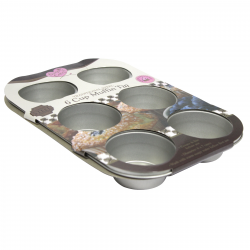 151 STEEL 6 CUP MUFFIN TRAY