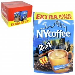 NY COFFEE 2IN1 12 SACHET EXTRA FREE PACK X10