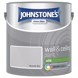JOHNSTONES WALL & CEILING PAINT VINYL SILK 2.5L MOONLIT SKY