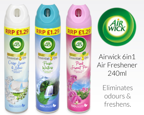 Air wick 6in1 air fresheners 240ml