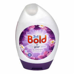 BOLD 2IN1 GEL WITH BUILT IN LENOR 24 WASH 888ML LAVENDER+CAMOMILE X6