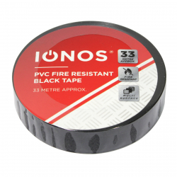 IONOS PVC ELECTRICAL TAPE 33M BLACK