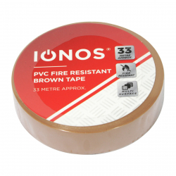 IONOS PVC ELECTRICAL TAPE 33M BROWN