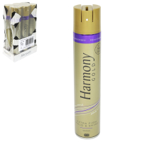 HARMONY GOLD H/SPRAY 400ML EXTRA FIRM HOLD+SHINE UV FILTERS+VITAMINS X6