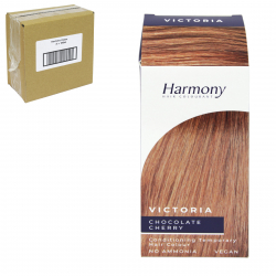HARMONY CONDITIONING TEMPORARY HAIR COLOUR 100ML VICTORIA CHOCOLATE CHERRY X3