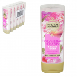 IMPERIAL LEATHER SHOWER 250ML POLYNESIAN PARADISE+SWEET PEONY X6