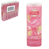 IMPERIAL LEATHER SHOWER 250ML LET'S FLAMINGLE PINK LYCHEE+RASPBERRY X6