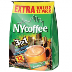 NY COFFEE IRISH 3 IN 1 12 SACHET PACK X10