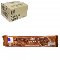 HILLS BISCUITS CHOCOLATE CREAMS 150GX36