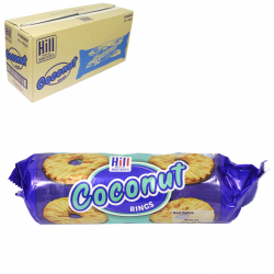 HILLS BISCUITS COCONUT RINGS 150G X 36