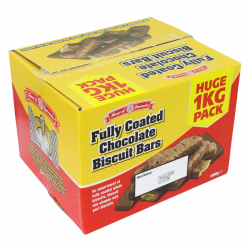 HOUSE OF LANCASTER FULLY COATED CHOCOLATE BISCUIT BAR 1KG