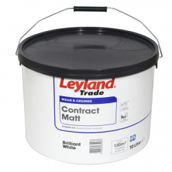 LEYLAND TRADE CONTRACT MATT BRILLIANT WHITE 10L