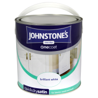 JOHNSTONES QUCK DRY SATIN BRILLIANT WHITE 2.5L