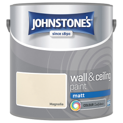 JOHNSTONES WALL & CEILING PAINT VINYL MATT 2.5L MAGNOLIA