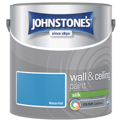 JOHNSTONES WALL & CEILING PAINT VINYL SILK 2.5L WATERFALL