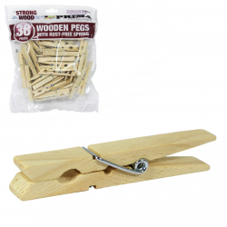 PRIMA 36 STRONG WOODEN PEGS