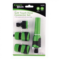 GREEN BLADE 4PC SOFT TOUCH HOSE CONNECTOR SET