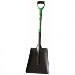 GREEN BLADE CARBON STEEL SQ MOUTH SHOVEL