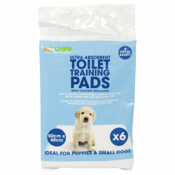 PET LIVING PUPPY TRAINING PADS 6 PACK