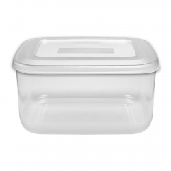 FOOD CONTAINER SQUARE CLEAR 1L 150MMX150MMX70MM
