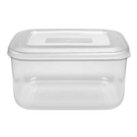 FOOD CONTAINER SQUARE CLEAR 2.5L 200MMX200MMX90MM