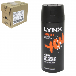 LYNX BODYSPRAY 150ML YOU ENERGISED X6