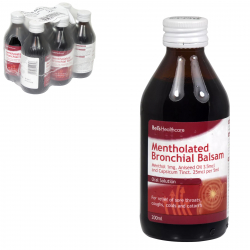 BELL'S MENTHOLATED BRONCHIAL BALSAM 200ML X6 (NON RETURNABLE)