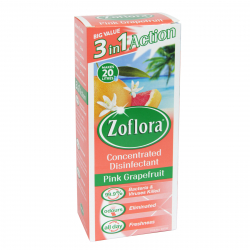 ZOFLORA 500ML CONCENTRATED DISINFECTANT 3IN1 PINK GRAPEFRUIT