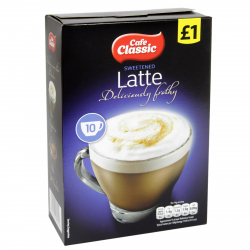 CAFE CLASSIC LATTE 10PK P/M £1 EXP 30/09/2022