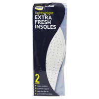 KINGSOLE INSOLES 2 PAIRS LIGHTWEIGHT EXTRA FRESH