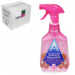 ASTONISH 750ML ANTI-BACTERIAL SURFACE CLEANSER POMEGRANATE+RASPBERRY X12