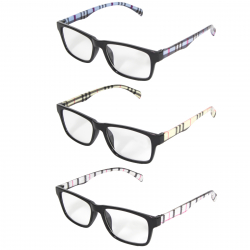 CLARIFEYE FROST READING GLASSES 2.5 STRENGTH 3 COLOURS